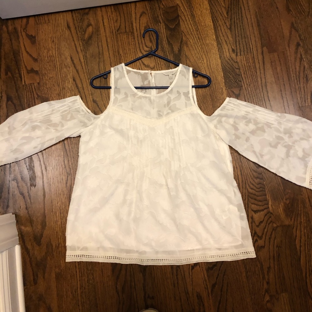 Lucky brand cold shoulder  blouse